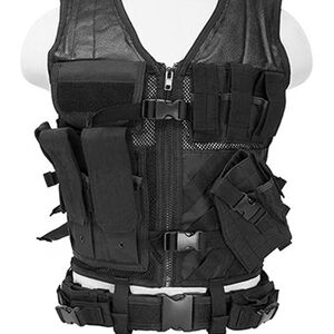 Tactical Black Utility Vest